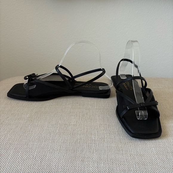 Coconuts by Matisse Tropea Sandals NWT Slingback Squared Sole Mesh Bow 8 - Picture 6 of 12